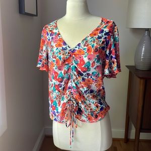 Festive Abbeline floral blouse S